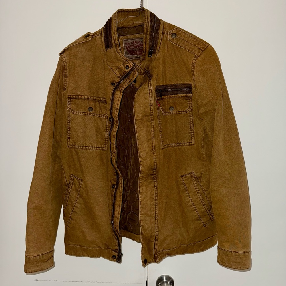 Levi’s Brown Military Jacket Insulated (Medium)